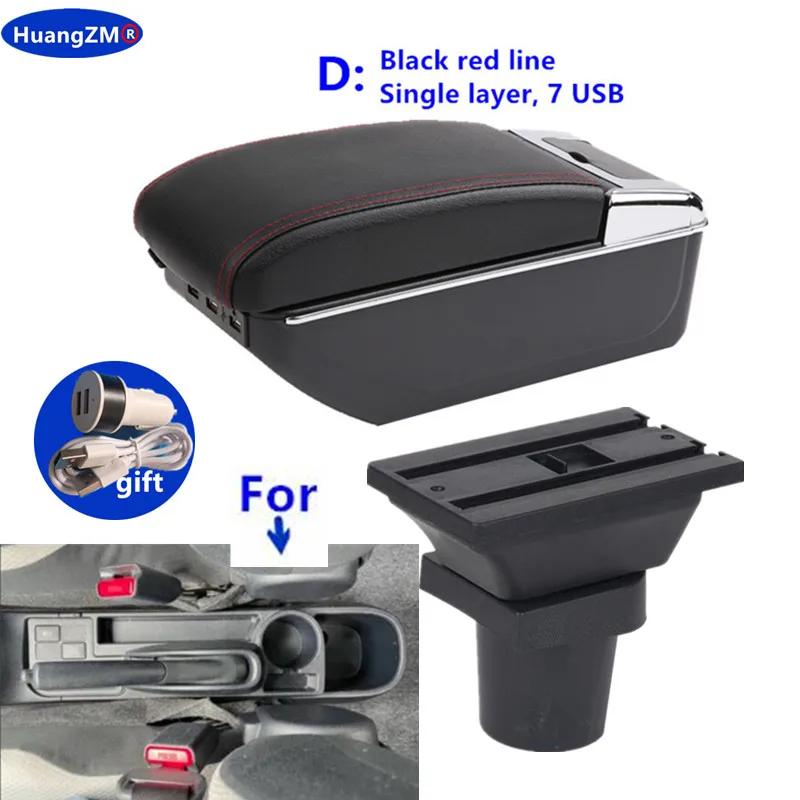 For Toyota Yaris 3 Car Armrest Box For Toyota Hybrid / Yaris Vitz Armrest Box Central Storage box Retrofit Car Accessories