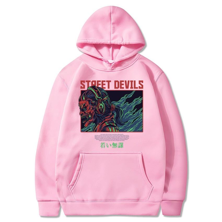Autumn fleece hoodie youthful and fearless printed street fashion pullover men's and women's long sleeved warm hoodie