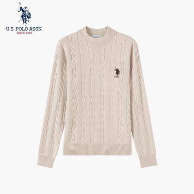 Men's Business Casual Round Neck Knit Sweater