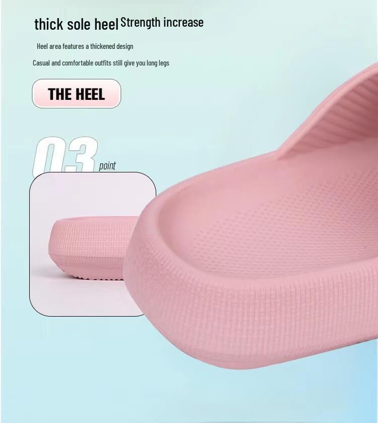New Style Thick Sole Summer Slides: Soft, Squishy Single Strap for Women and Men