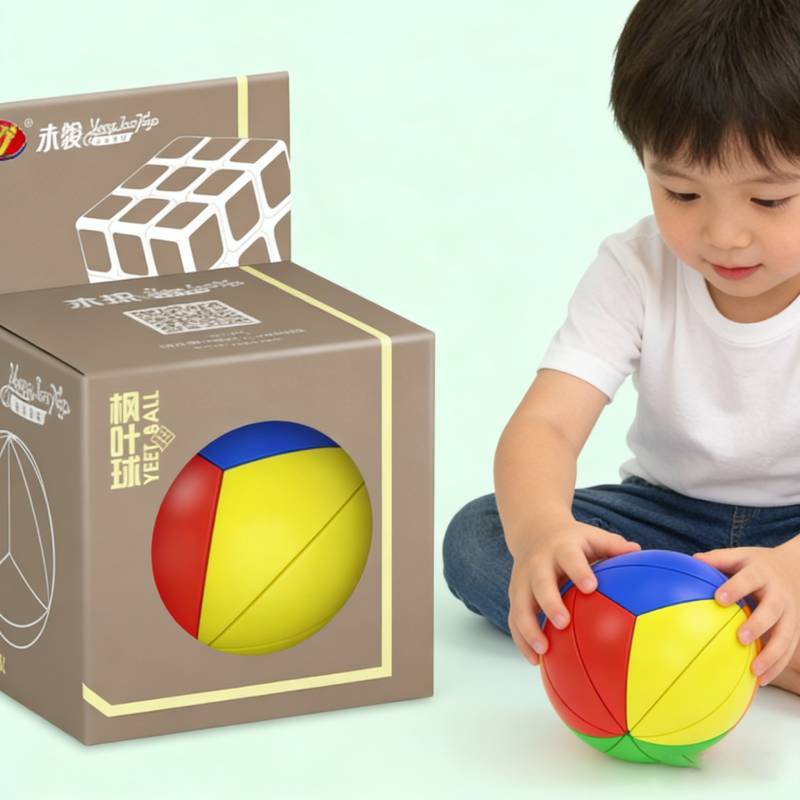 Creative Maple Leaf Sphere Puzzle Toy For Kids Educational Brain Teaser
