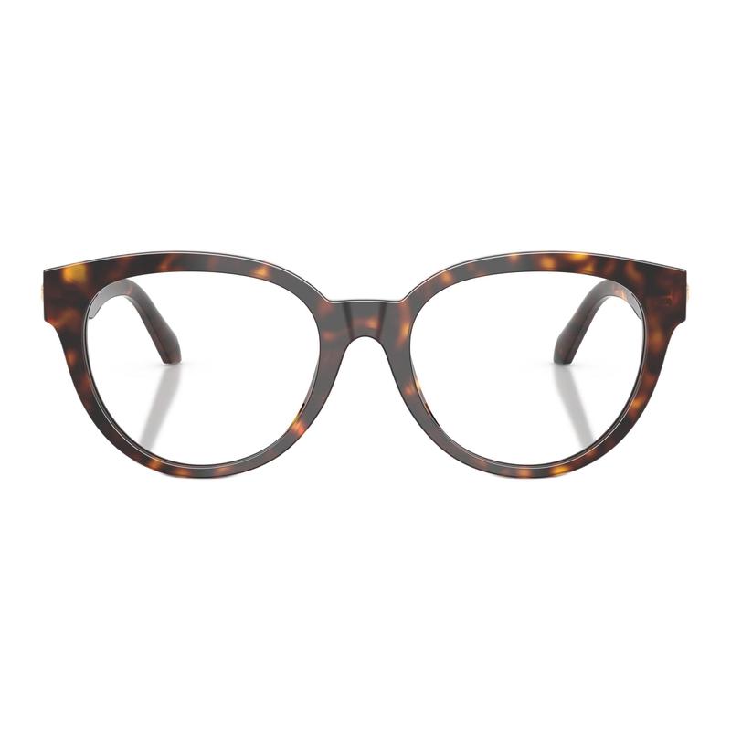 Versace Brand logo design, plate, square, optical glasses, same style for men and women, tortoiseshell color 0VE3384F-108-Tortoiseshell 53