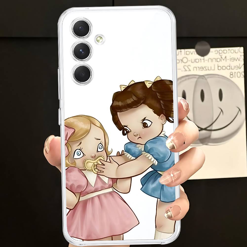 M-Melanie Martinez Cry Baby HD Clear Transparent Phone Case For Samsung Galaxy A52,A12,A51,S24,S23,S22ULTRA,S21 Edge,S20LITE
