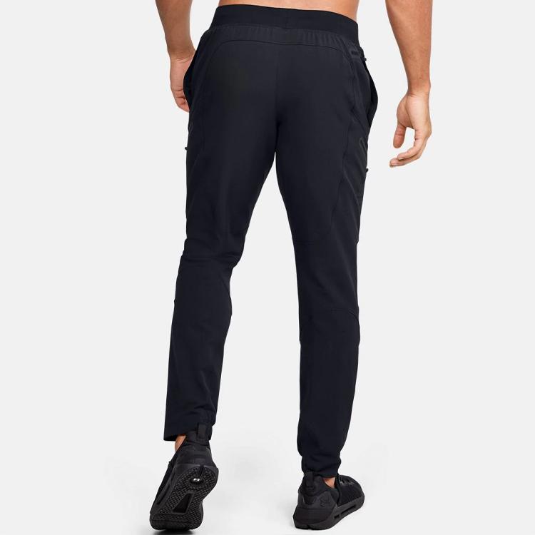 Under Armour Tkané tréninkové ležérní kalhoty Pánské spodky Černá 1352026-001