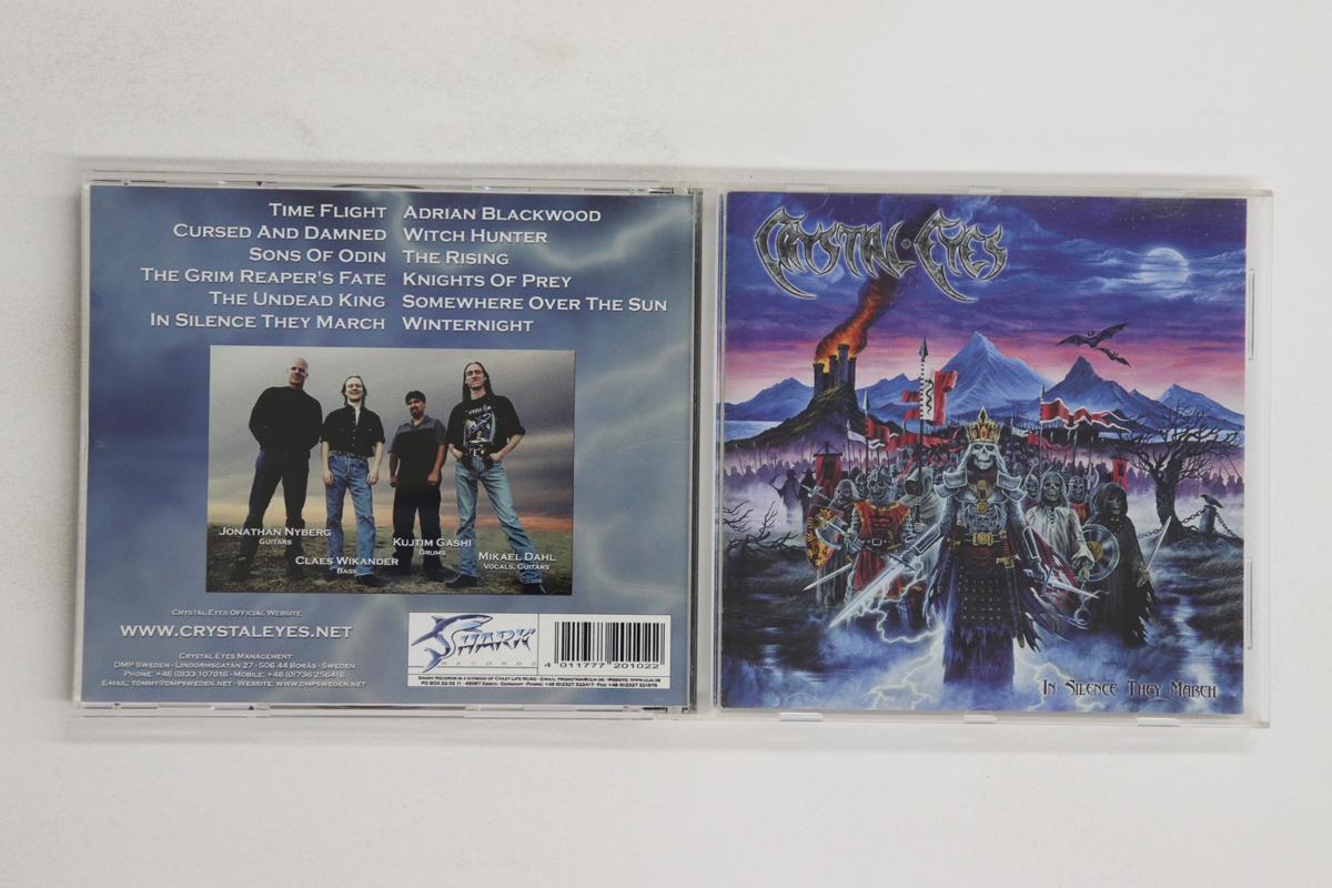 

CD CRYSTAL EYES - In Silence They March SHARK200010 SHARK 2000 Germany Metal Used