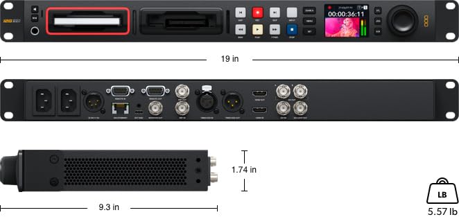 Blackmagic HyperDeck Studio 4K Pro Black