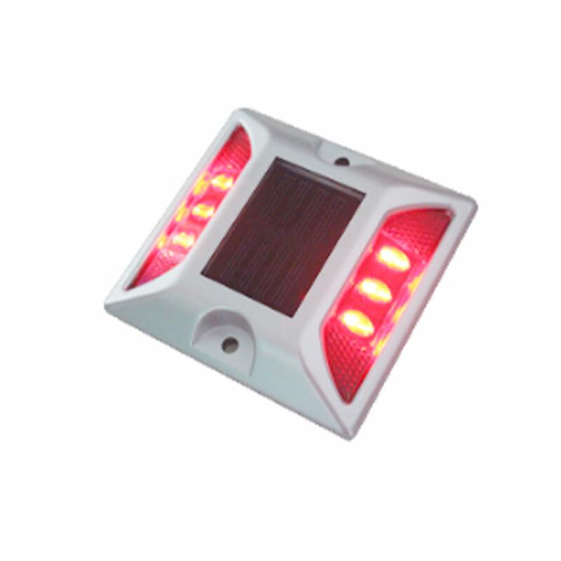 NLNTL Solar LED Cast Aluminum Square Traffic Road Stud 105x115x23mm