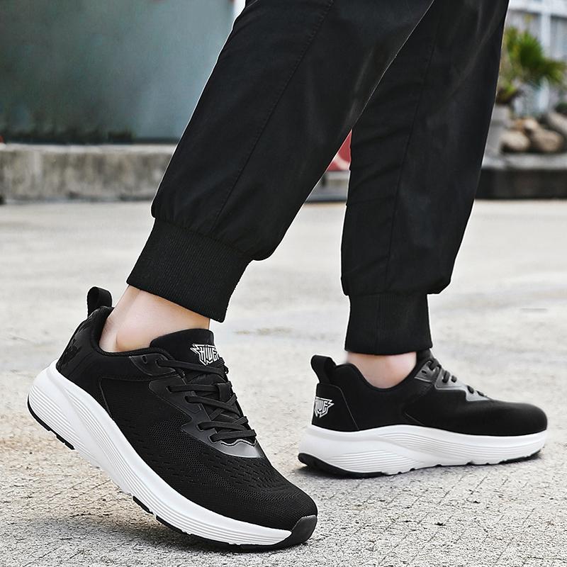 Men's Breathable Casual Sneakers Four Season New Soft Sole Outdoor Racing Running Shoes Students' Lightweight Speed Sports Shoes