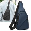 Men's breast bag, multi-functional and fashionable wallet, new large-capacity casual mobile phone small bag, messenger bag.