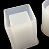 DIY Resin Pen Holder Mold Cube Cylinder Epoxy Resin Silicone Molds for DIY Flower Planter Pot Pen Holder Makeup Brush Organizer