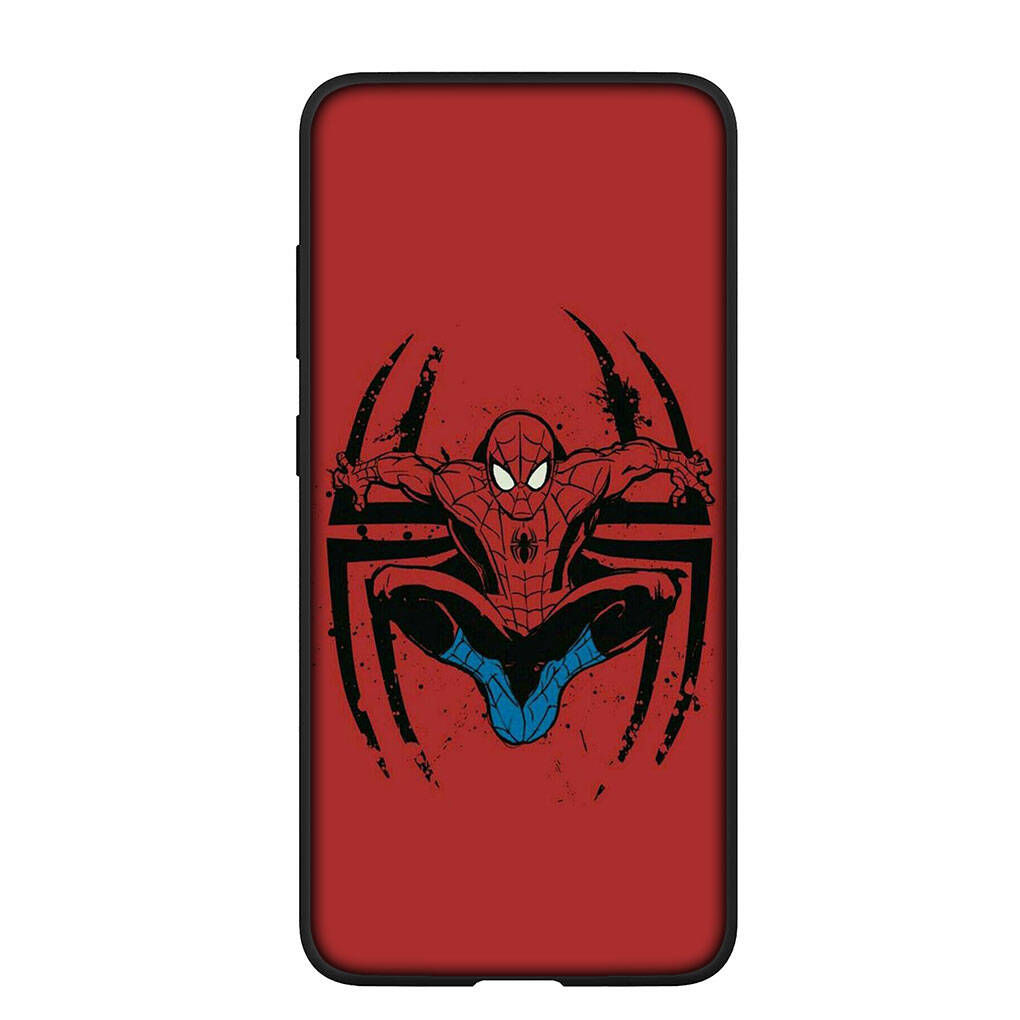Phone Case for Samsung Galaxy S25 S23 S22 S24 Ultra FE A05 A06 A15 A16 A36 A37 A35 A54 A55 A56 A57 A25 A26 A53 A17 Spiderman Marvel Spider Man Cover