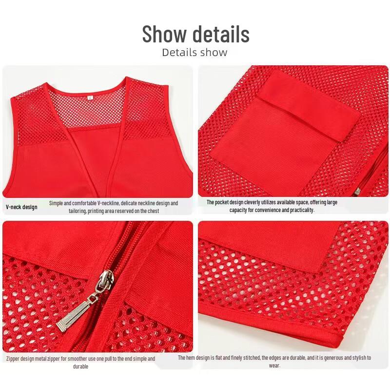 MARYYA Summer Mesh Volunteer Traffic Vest