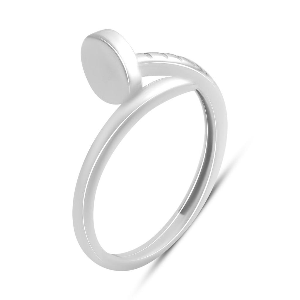 Silver Ring Without Stones, Item Weight 1.84 G (2197546)