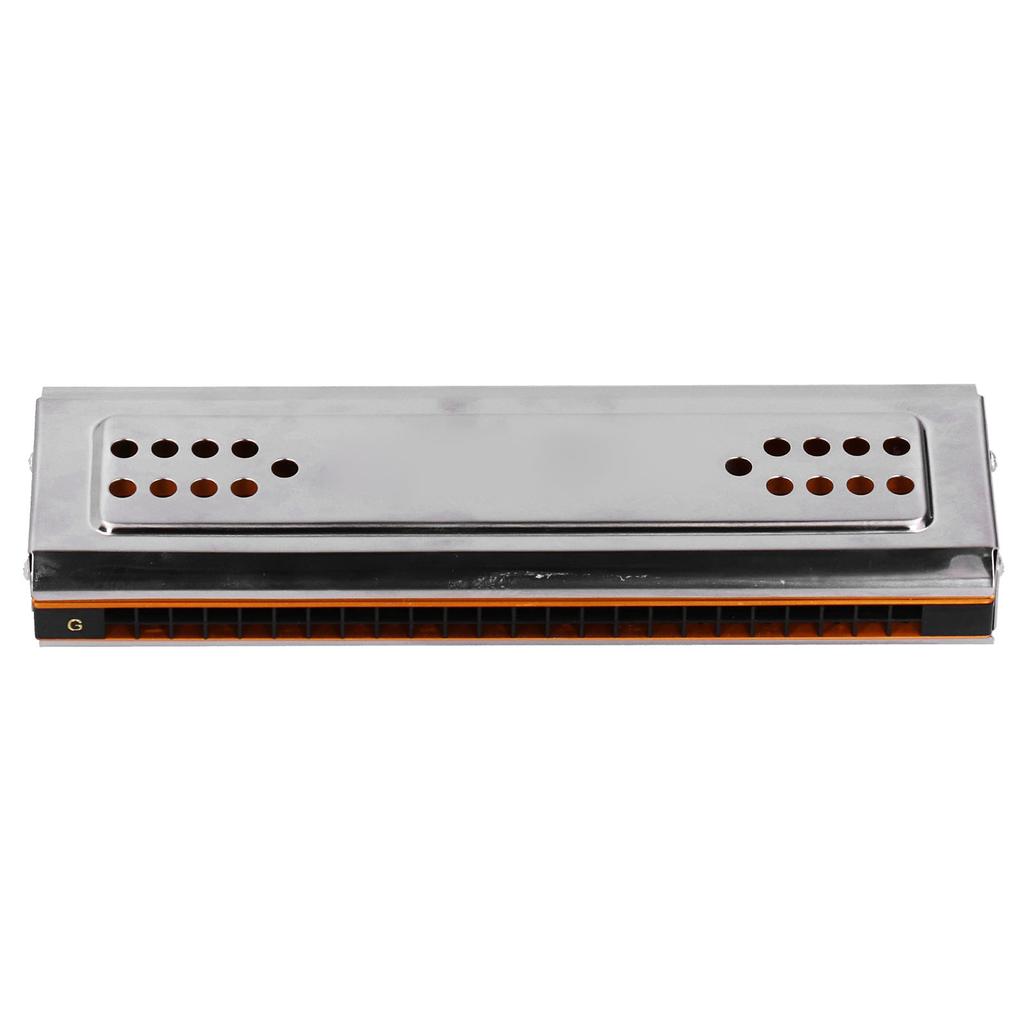 Tremolo Harmonica 24 Holes C&G Key DoubleSide with Box Musical Instrument for Beginner