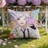 B-Bungo Stray AnimeCani Copricuscino Casa e Auto Copricuscino a Doppia Scena: Reversibile per un Comfort Premium