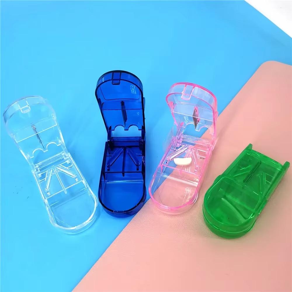 High Quality Pill Cutter Medicine Box Pill Cutting Splitter Drugs Tablet Cutter Divider Storage Case Pill Box Cases & Splitter