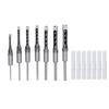 7pcs 1/4in 5/16in 3/8in 2/5in 1/2in 9/16in 5/8in Square Hole Drill Bit  Woodworking