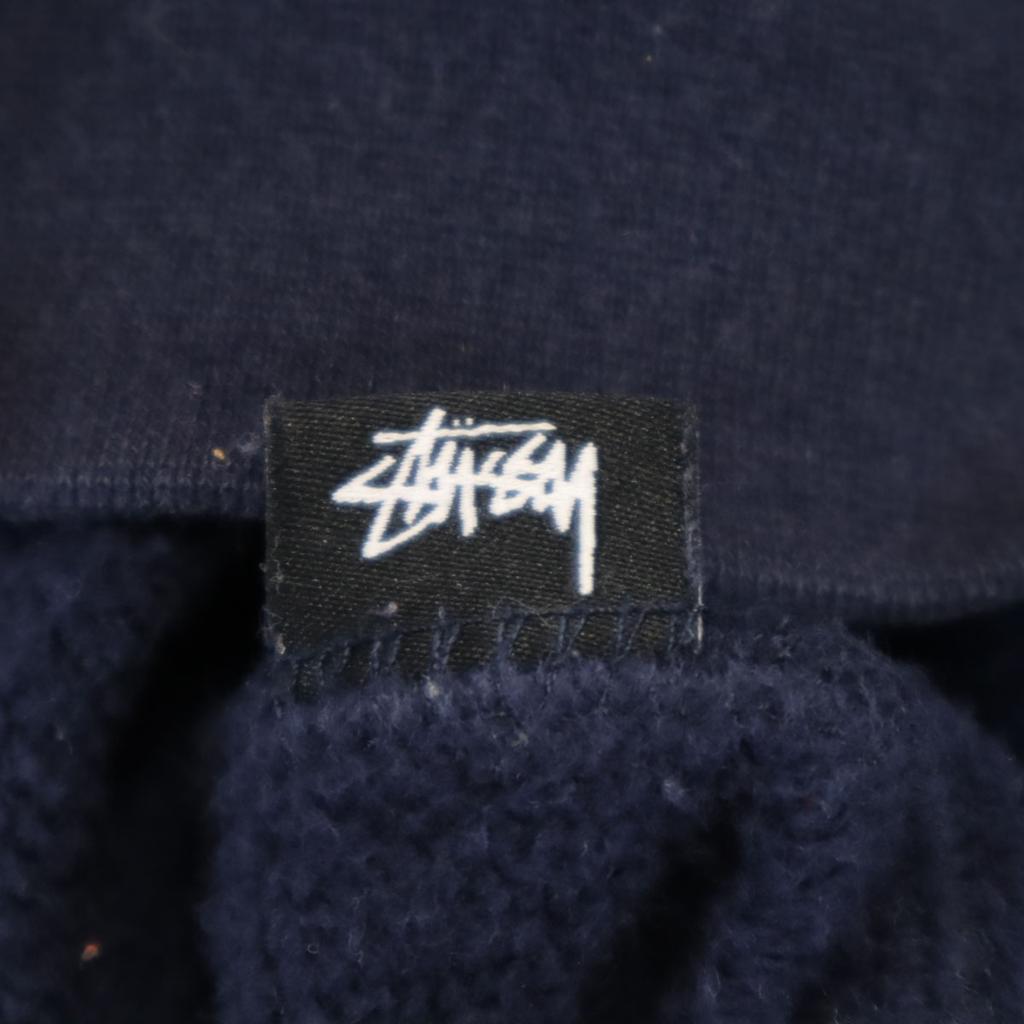 STUSSY Short sleeve Parker Navy Back brushed Women Used