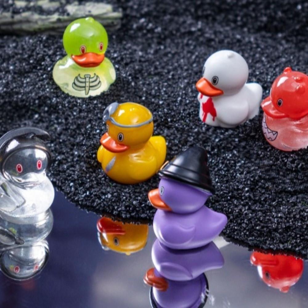 Creative Halloween Decoration Courtyard Terrarium Resin Craft Mini Duck Accessories Aquarium Decoration Halloween Decorations