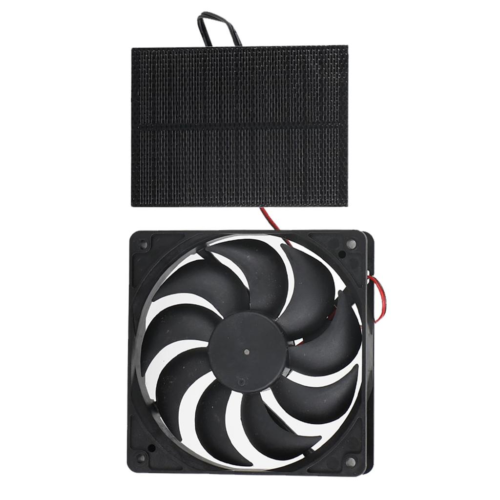 3W Solar Panel Fan Kit Solar Panel Exhaust Ventilation Fan Kit for Bathroom Pet House