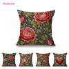 Pink Strawberry Rose Ivy Orchid Compton Classic William Morris Style Home Decorative Sofa Throw Pillow Case Cushion Cover Case