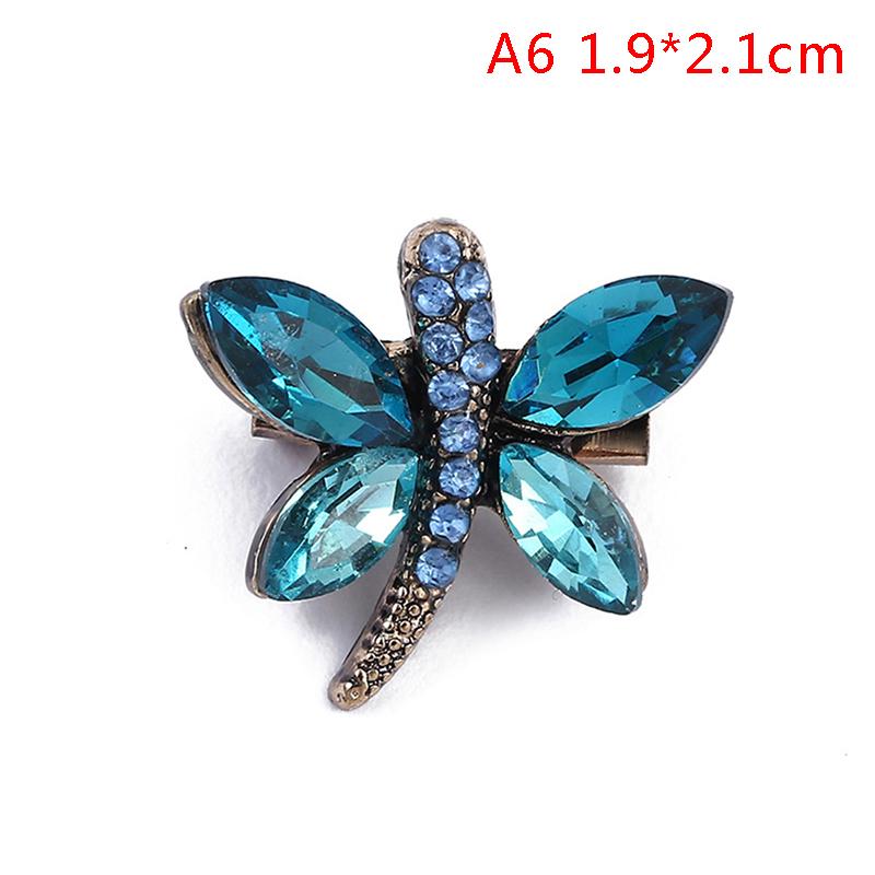 1ks Crystal drahokamu Butterfly brože Pin Odznak Příslušenství Šperky Dárky