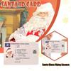 Premium Santa Claus Driving License Christmas Novelty Gift Card Plastic Material