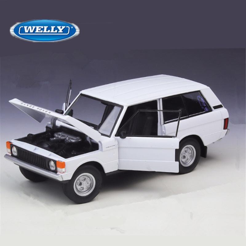 WELLY 1:24 1970 Range Rover SUV Alloy Car Model Diecasts Metal Off-road Vehicles Car Model High Simulation Collection Kids Gifts