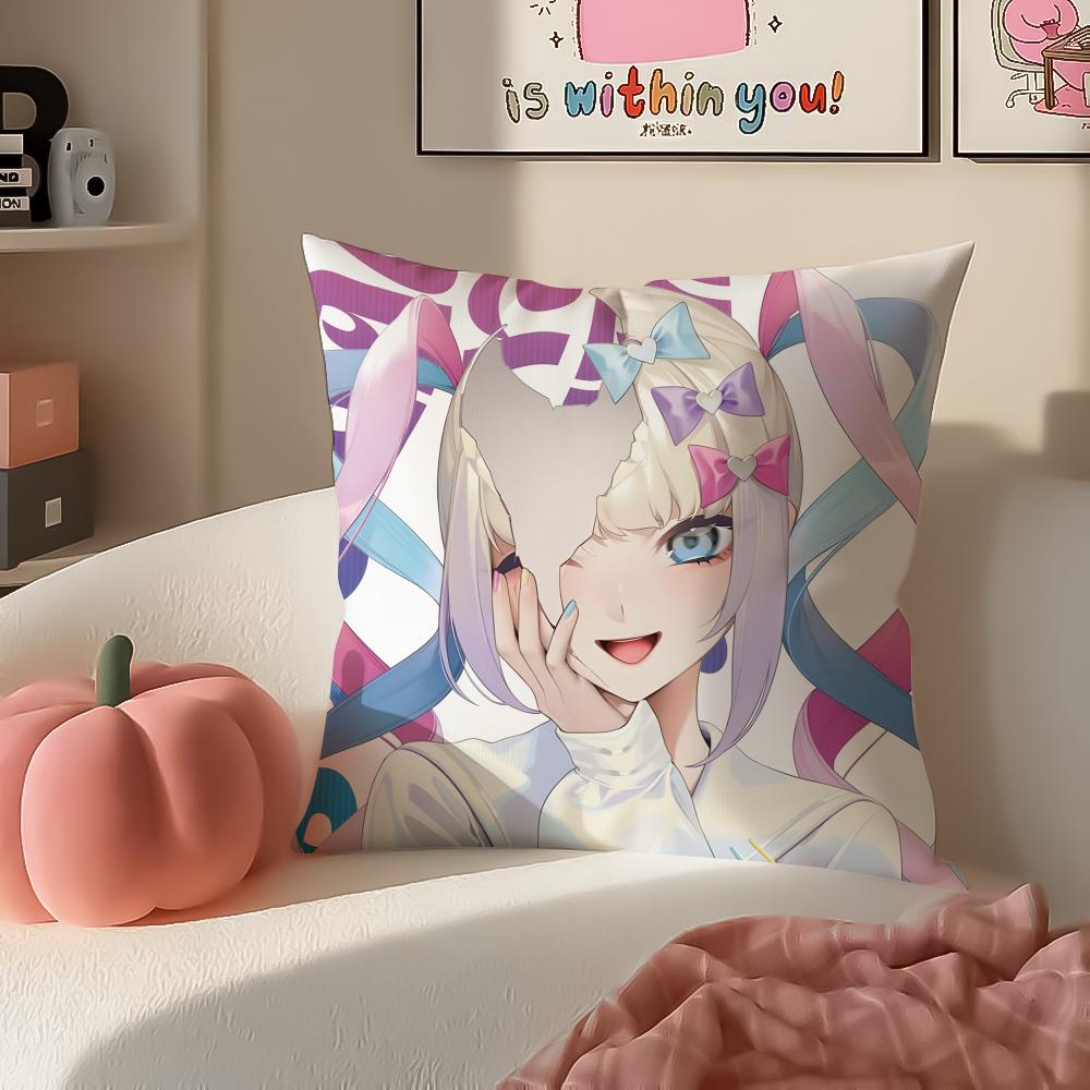 

Addictive Satirical Game NNeedy Streamer Overload Cushion Cover Pillowcase Short Plush Invisible zipper Room Sofa Cushion Cover 30X30cm