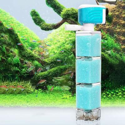 Strong Suction Submersible Filter 360°Rotating Fish Stool Filter Collector Suction Toilet  Home
