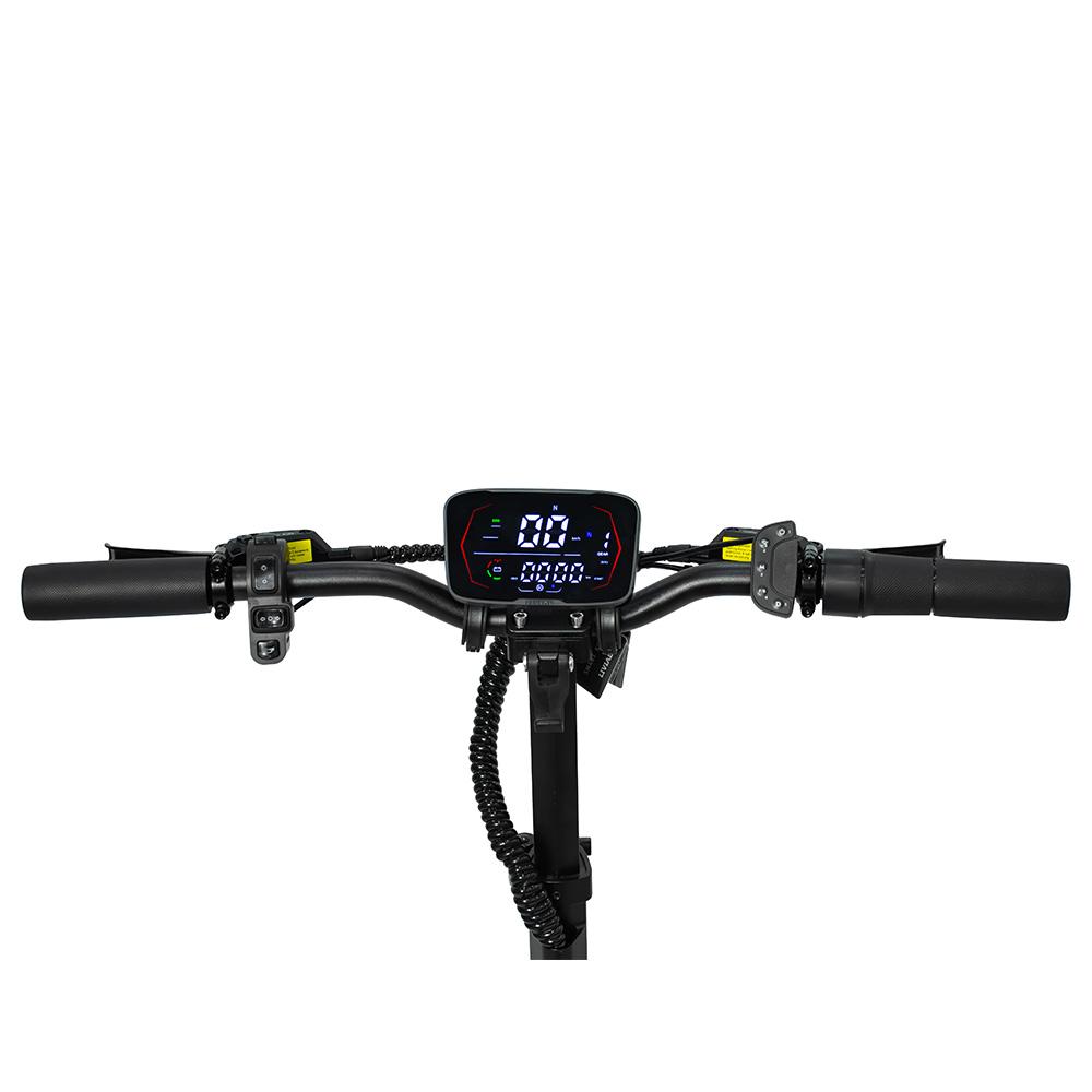 Electric Scooter Boyueda G2 10" Tire 1600W Peak Motor Hydraulic Disc Brake 52V 19Ah NFC Unlock Max Range 60Km LCD Display Black