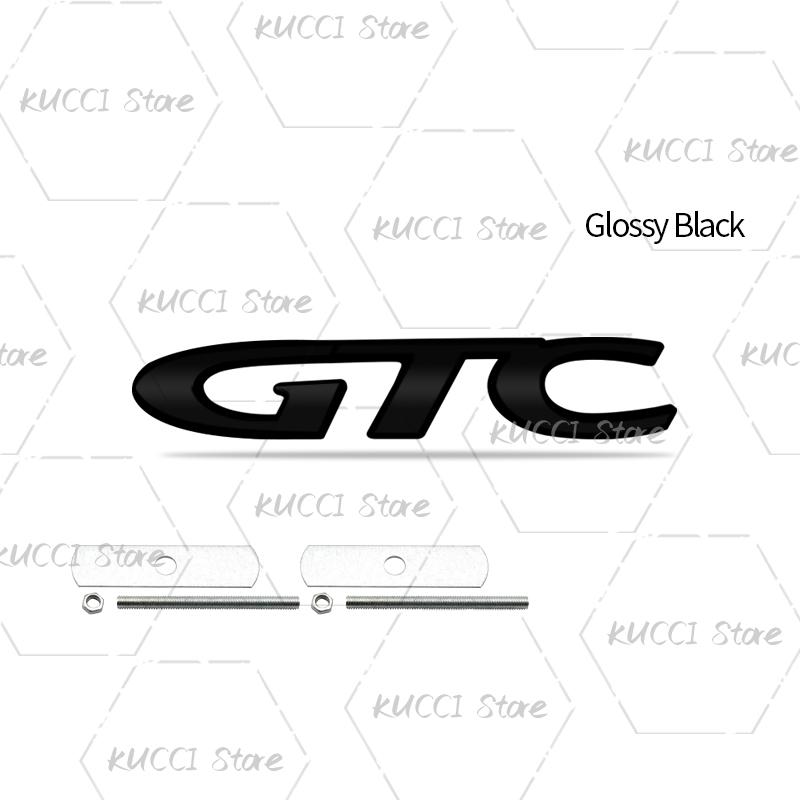 Lydinio Metalas GTC Grotelių Emblema Galinės Bagažinės Ženklelis Lipdukas Vauxhall Opel Corsa Rocks Vectra Zafira Mokka Meriva Insignia Astra
