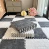 Plush Bedside Rug: Girls' Room Foam Floor Mats, Washable & Stylish
