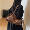 Retro Large-capacity Handbag, Niche Design, Single-shoulder Underarm Bag, Tote Bag