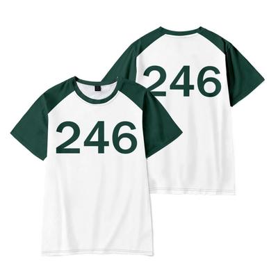 Squid Game Season 2 Printing Women Men Tshirt Casual Breathable Tshirts Funny Cartoon Loose Tees Shirts Street Oversized T-Shirts