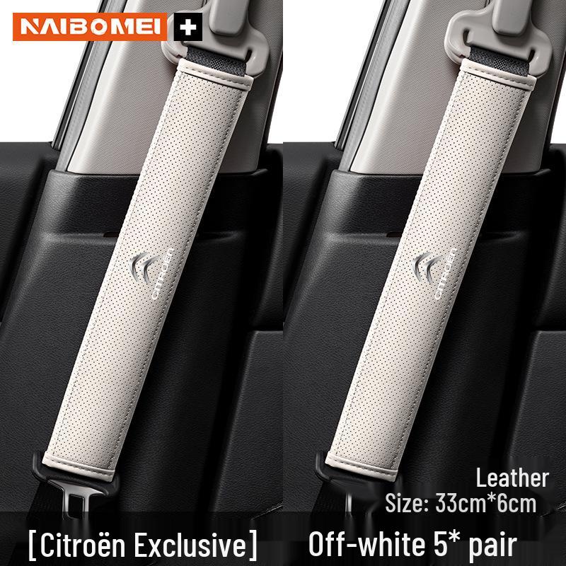 Seat Belt Shoulder Protector for Citroen C3, C4, Elysee, C5, C5 Aircross, and C6