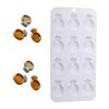 62KD Durable Silicone Molds For Unique Love Letter and Rings Cooking Delights