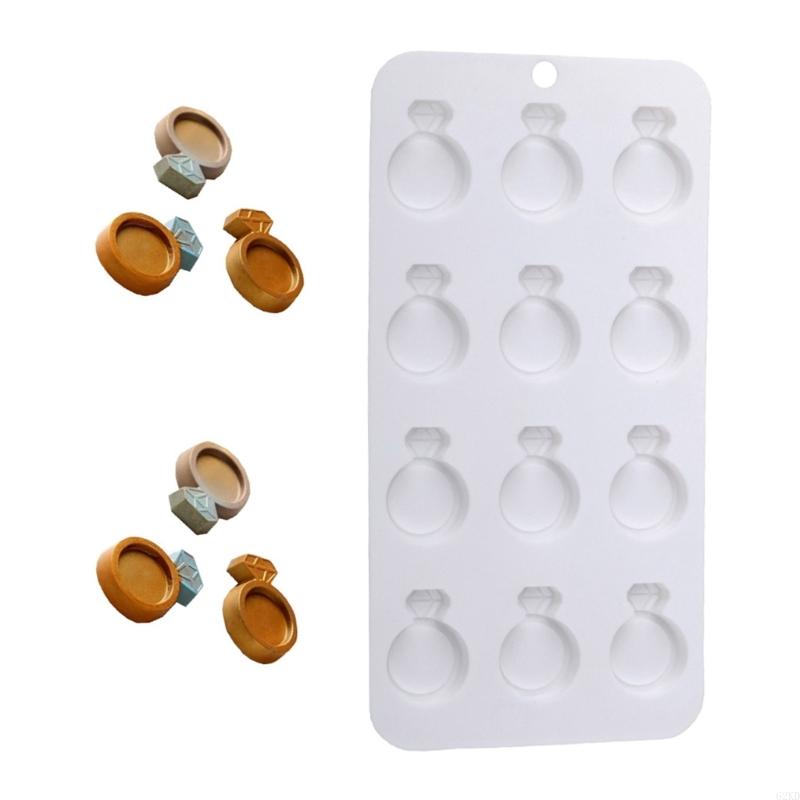 62KD Durable Silicone Molds For Unique Love Letter and Rings Cooking Delights