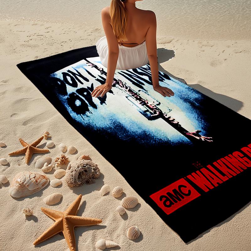 Warriors Of Dead Beach Towel, Super Soft Microfiber, Gift for Her/Him, Birthday, for Pool, Beach, Travel, Home Decor Fan gifts
