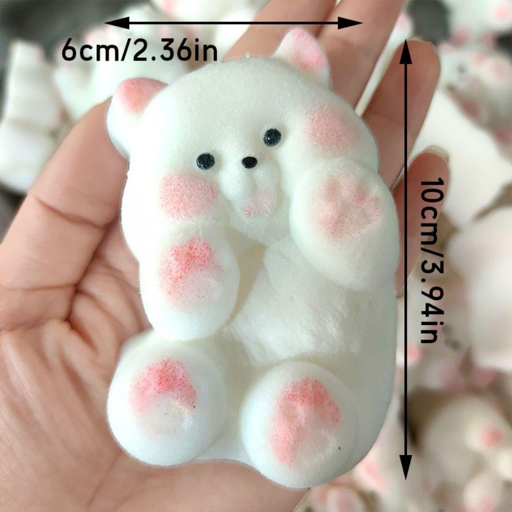 Super Soft Decompressing Squeeze Toy Plush Puppy Rabbit Stress Relief Pinching Toy Slow Rebound Fidget Relief Toy Gift