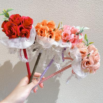 Hediye Kalem Pratik Hediye Yeni Çok Başlı Gül El Yapımı Buket Çiçek Kalem
