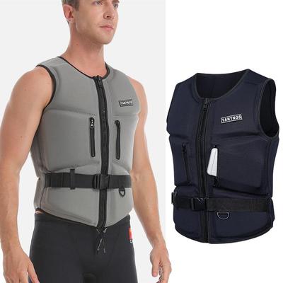 Giubbotto di salvataggio ultrasottile per adulti: Giubbotto di galleggiamento anti-collisione per surf, motonautica, snorkeling e nuoto.