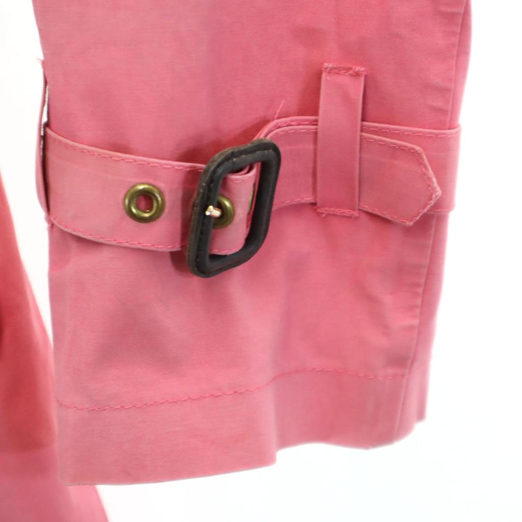 Mackintosh Made in Scotland Edelstahlkragen Mantel 36 rosa Damen Gebraucht