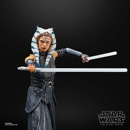 Hasbro Star Wars Black Series Ahsoka Tano, Star Wars "Ahsoka" 6-inch (15 Cm) Action Figure, Ages 4 and Up, F7038, Authentic