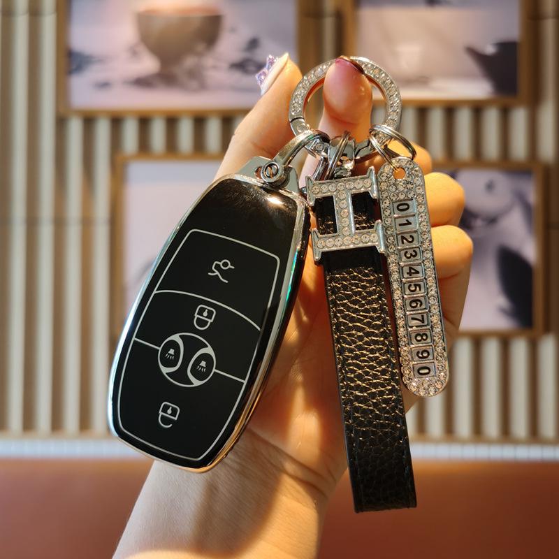 

BAIC EX3 Electric Car Key Case Decoration for Men and Women