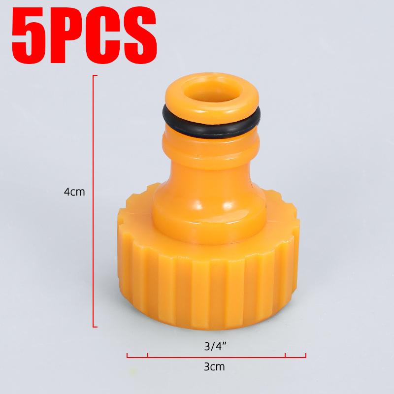Washing Machine 3/4" Internal Thread ABS Plastic Standard Connector 1/2" Conversion Connector Pacifier Faucet Connector Car Wash
