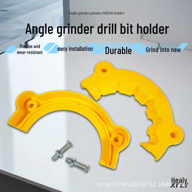 Multisize Angle Grinder Drill Bit Holder for Twist Drills (Sizes: 4/5/6/8/10/12)