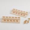 Essential Oil Display Stand Storage Rack Single/Double Layer Large Capacity Wooden Perfume