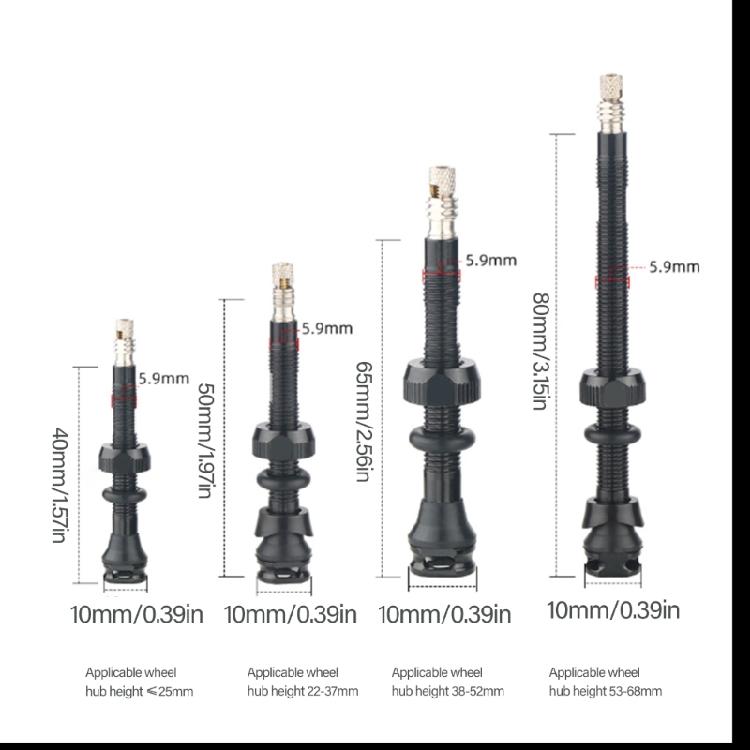 Durability Aluminum Valves Stem Reliability Aluminum Alloys Valves for Enhancing Cycling Experiences