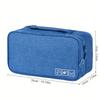 1pc Travel Underwear Organizer Bag, a Portable Zippered Pouch for Storing Bras And Socks, Designed to  Carry-On Bags